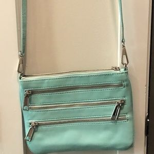 Rebecca Multi Zip Cross Body Handbag
